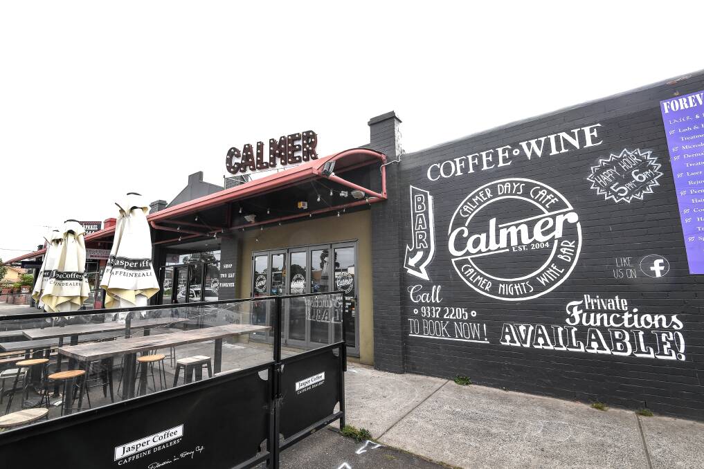 Calmer Cafe in Aberfeldie, in Melbourne's north west, bears a similar name to a cafe in the Year 12 English exam. Photo: Justin McManus