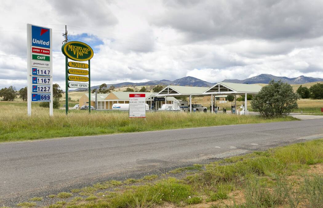 The United service station in Michelago where Rod Camilleri filled up his car. Photo: Supplied