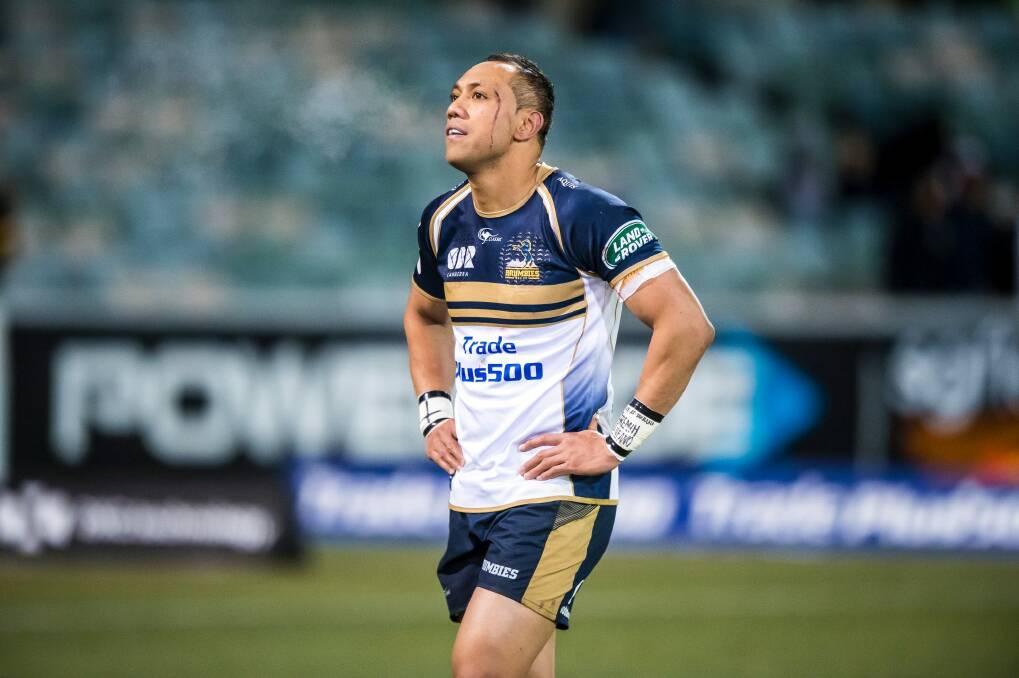 There was no fairytale return for Brumbies' Christian Lealiifano. Photo: Sitthixay Ditthavong Photo: Sitthixay Ditthavong