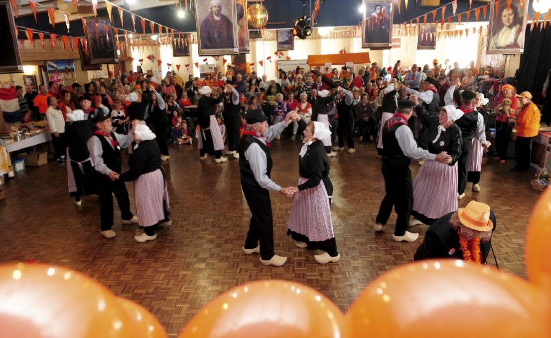 The Oranjefeest at the Harmonie German Club, Narrabundah. Photo: Graham Tidy