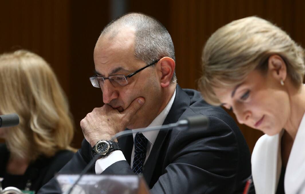 A survey shows 70 per cent of officials have no confidence in Department of Immigration and Border Protection boss Mike Pezzullo. Photo: Andrew Meares