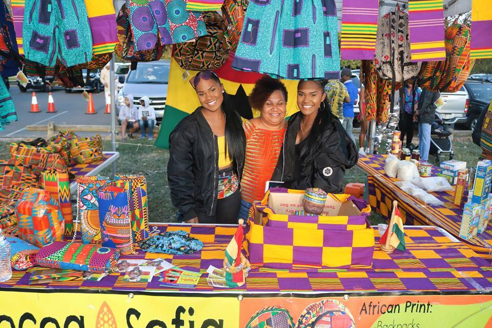 The Derkyi family at the 2018 Africa Party in the Park. Photo: Supplied
