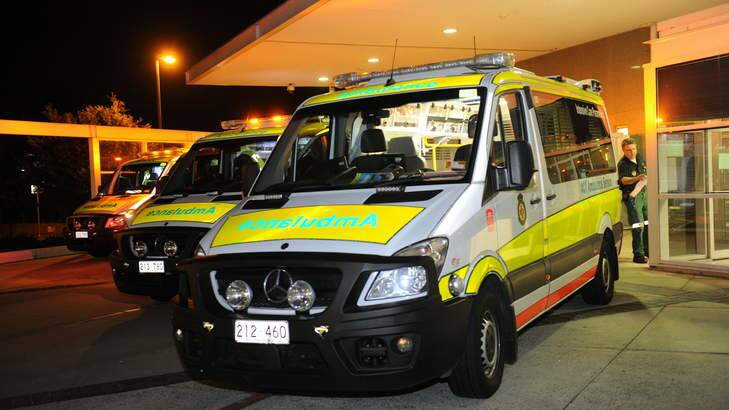 ACT Ambulance Service. Photo: Graham Tidy