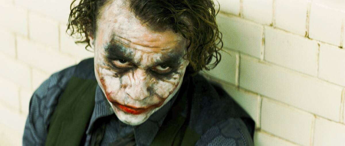 Heath Ledger made a great impression as the Joker in <i>The Dark Knight</i> but the casting was initially controversial. Photo: AP