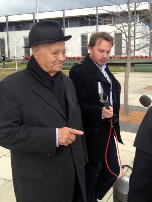 Father Edward Evans has pleaded not guilty in the ACT Supreme Court to allegations of sexual abuse.