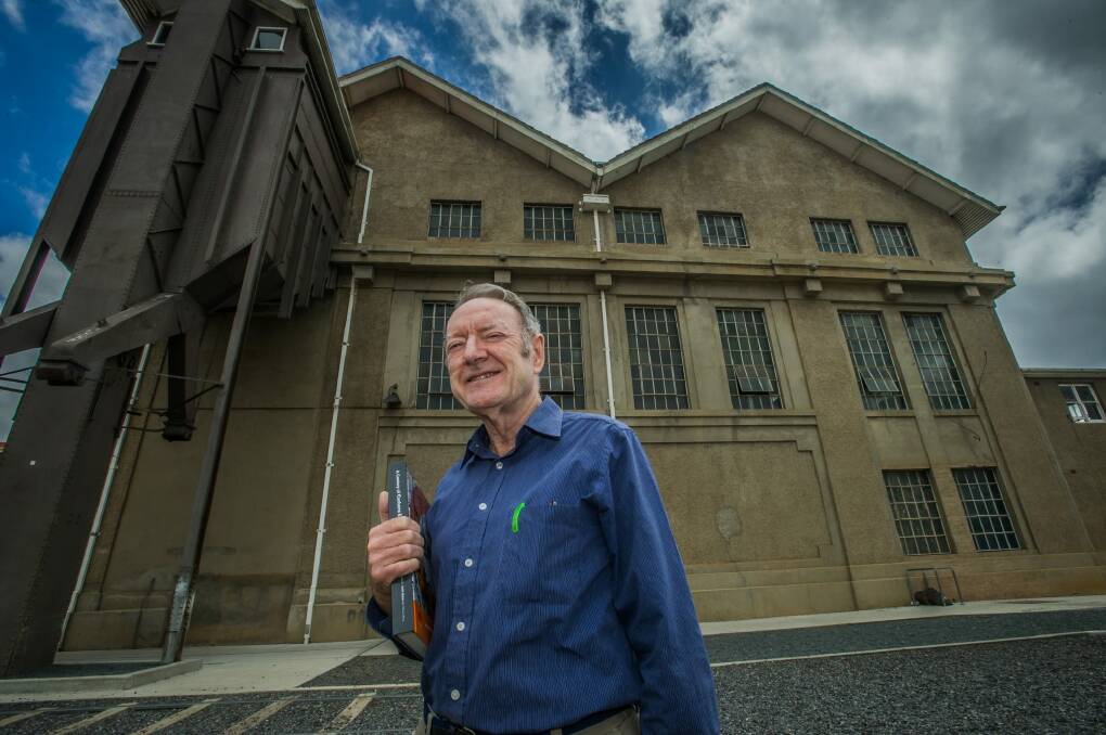 Canberra man Keith Baker has been awarded a national medal for his efforts in recording the city's engineering heritage. Photo: Karleen Minney