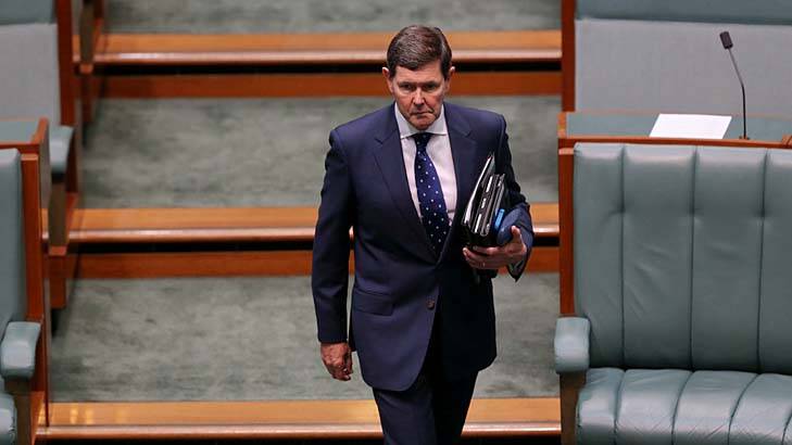 Social Services Minister Kevin Andrews says he has yet to see the Commission of Audit report and recommendations. Photo: Andrew Meares