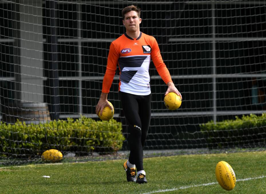 Defiant: GWS forward Toby Greene has vowed to maintain his natural game, despite a growing negative reputation. Photo: AAP