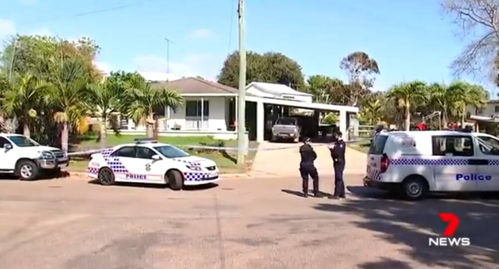 The house on Topton Street in Alva where the stabbings took place. Photo: 7 News Brisbane - Twitter