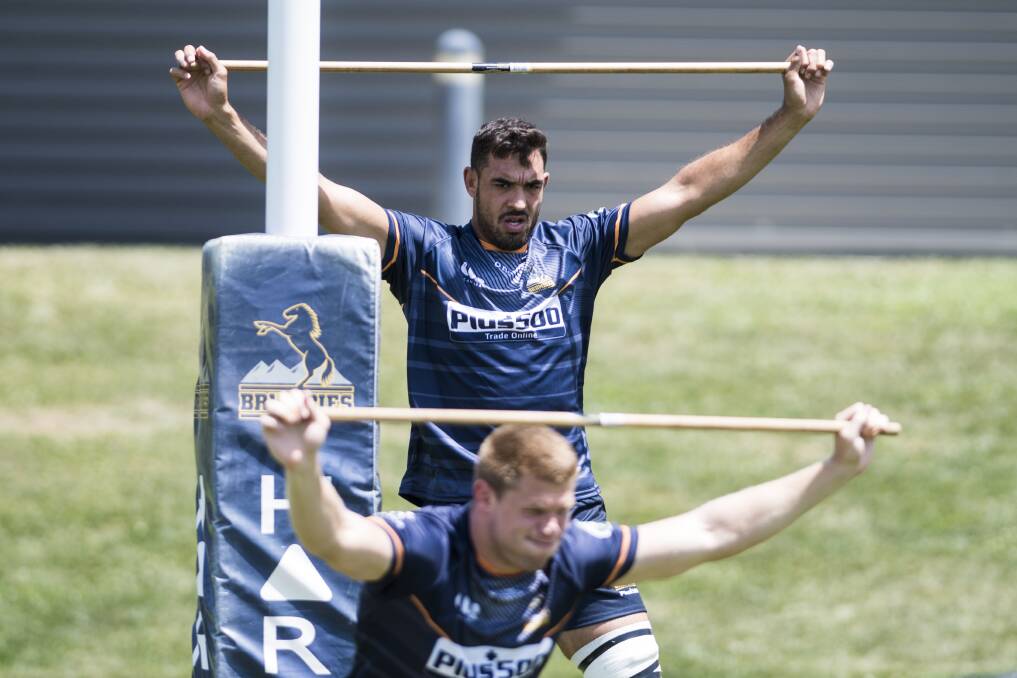 The Brumbies will play their first trial game at Viking Park. Photo: Dion Georgopoulos
