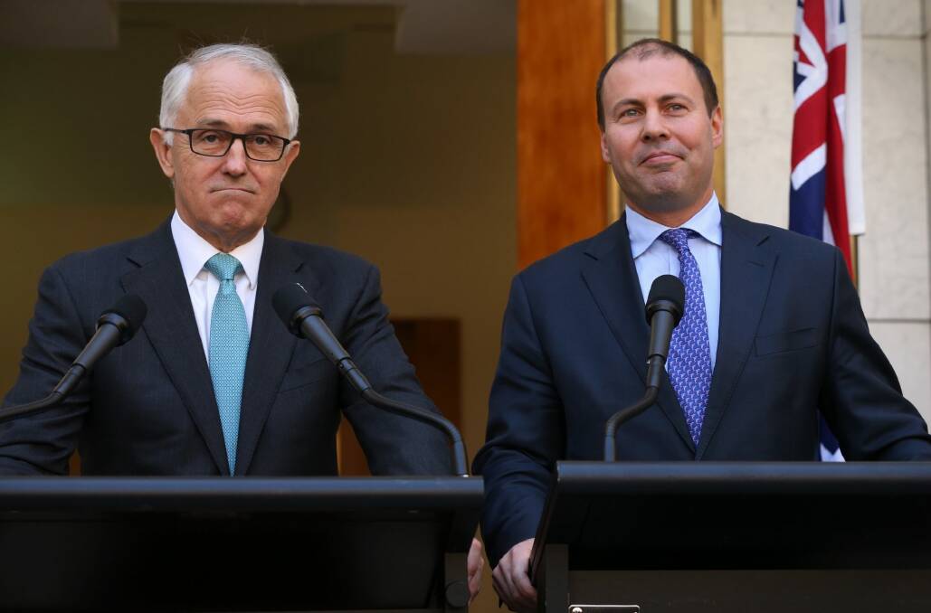Prime Minister Malcolm Turnbull and Energy Minister Josh Frydenberg are pushing taxpayer funding of "clean coal" power stations. Photo: Andrew Meares