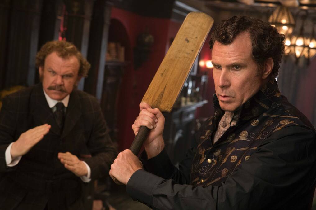 Watson (John C. Reilly) and Sherlock Holmes (Will Ferrell) in <i>Holmes & Watson</i>. Photo: Giles Keyte