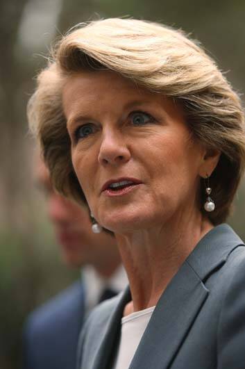 "The Coalition is concerned about unacceptable levels of waste" ... Julie Bishop. Photo: Ken Irwin