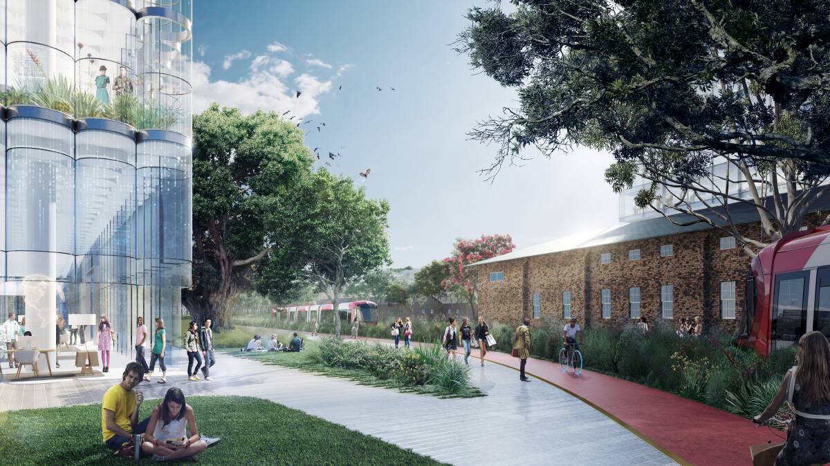 A proposed design for the University of Sydney's new Westmead campus. Photo: The University of Sydney