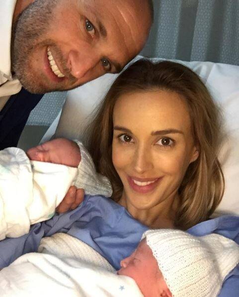 Chris and Bec Judd have recently welcomed twin boys to their brood. Photo: Instagram/@becjudd