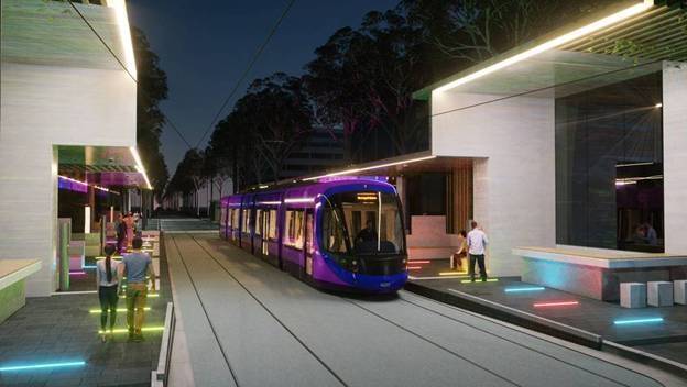 LED lighting is one of the updates to plans for upgrading Alinga Street terminus.