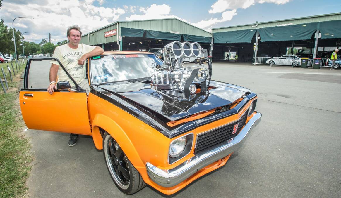 Anthony Brakel of Nowra finished working on his LX Torana on Tuesday night to exhibit it for the first time. Photo: karleen minney