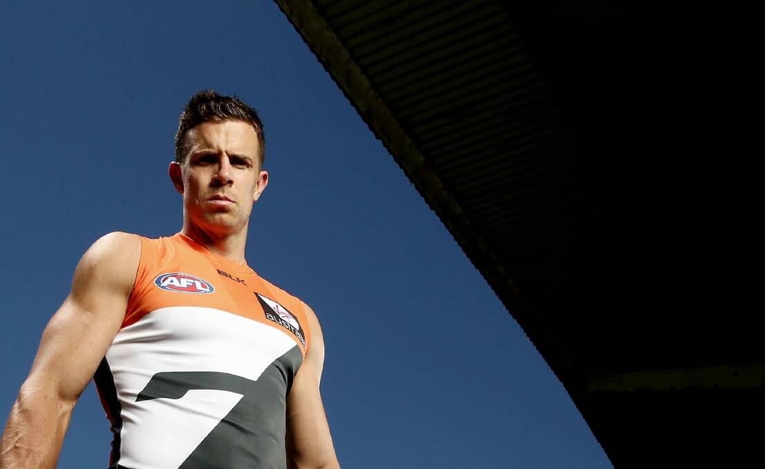 Calf trouble: Brett Deledio will miss the start of GWS's season after re-injuring calf. Photo: Getty Images