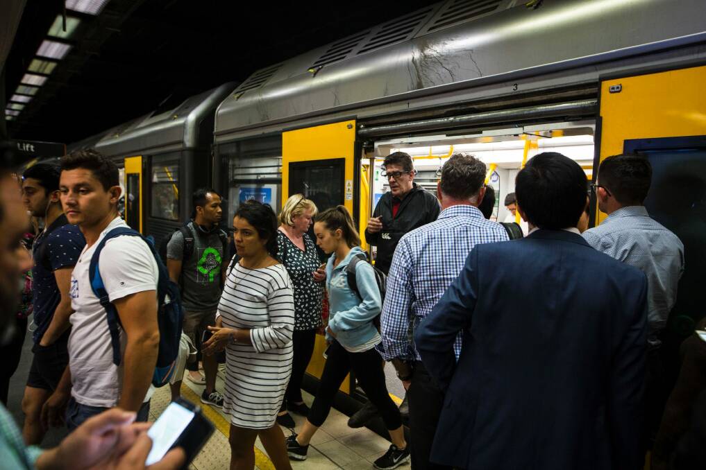 Passengers have been warned to expect delays on five Sydney train lines on Monday morning Photo: Dominic Lorrimer