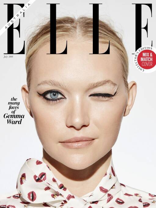  Gemma Ward on the new cover of Elle Australia. Pic credit:. Photo: Georges Antoni/Elle Australia