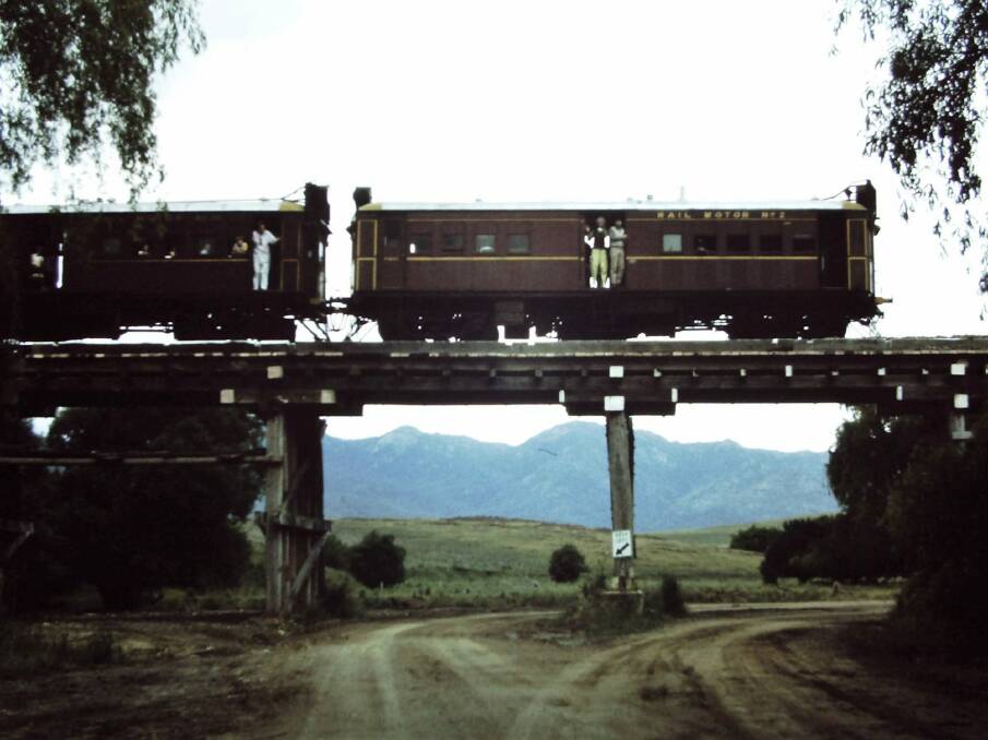 A 1985 picture of the Michelago bridge. Photo: Supplied