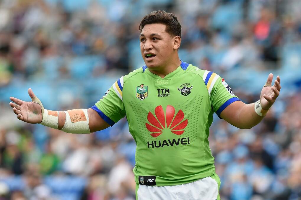 Raiders star Josh Papalii has been charged with drink driving. Photo: Getty Images