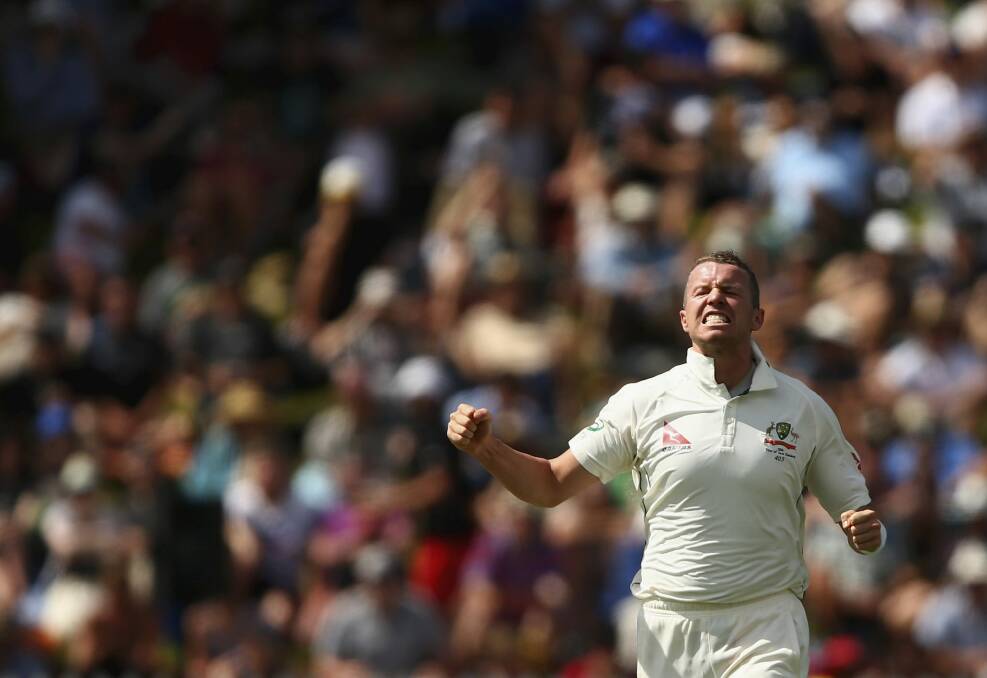 Racing the clock: Peter Siddle hopes to be fit for the WACA Test next month. Photo: Getty Images