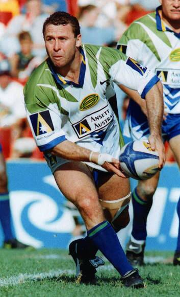 Ricky Stuart in his playing days for the Canberra Raiders. He played 203 games for the Green Machine.