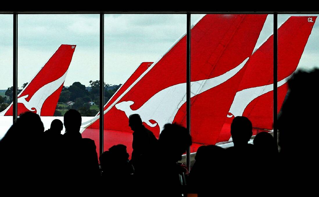 Qantas was seeking a government bailout in 2014 after reporting a loss of $2.8 billion. Photo: Getty Images