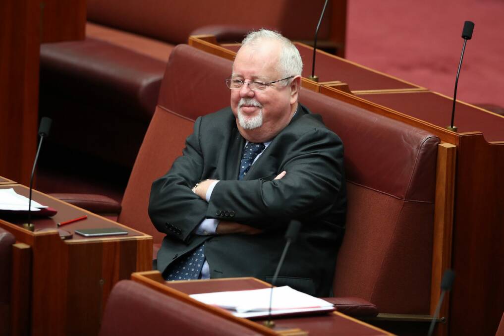 Coalition senator Barry O'Sullivan is leading a Nationals push for a banking commission of inquiry. Photo: Andrew Meares