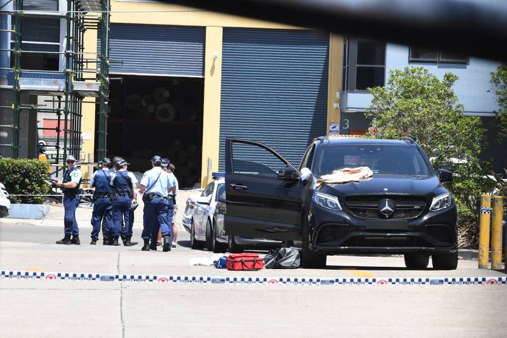 The scene of the shooting at Rockdale.  Photo: Peter Rae