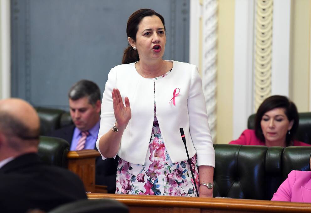 Premier Annastacia Palaszczuk says her ministers will not attend events at the Tattersall's Club while it continues to not allow women to hold membership. Photo: AAP Image/ Dave Hunt