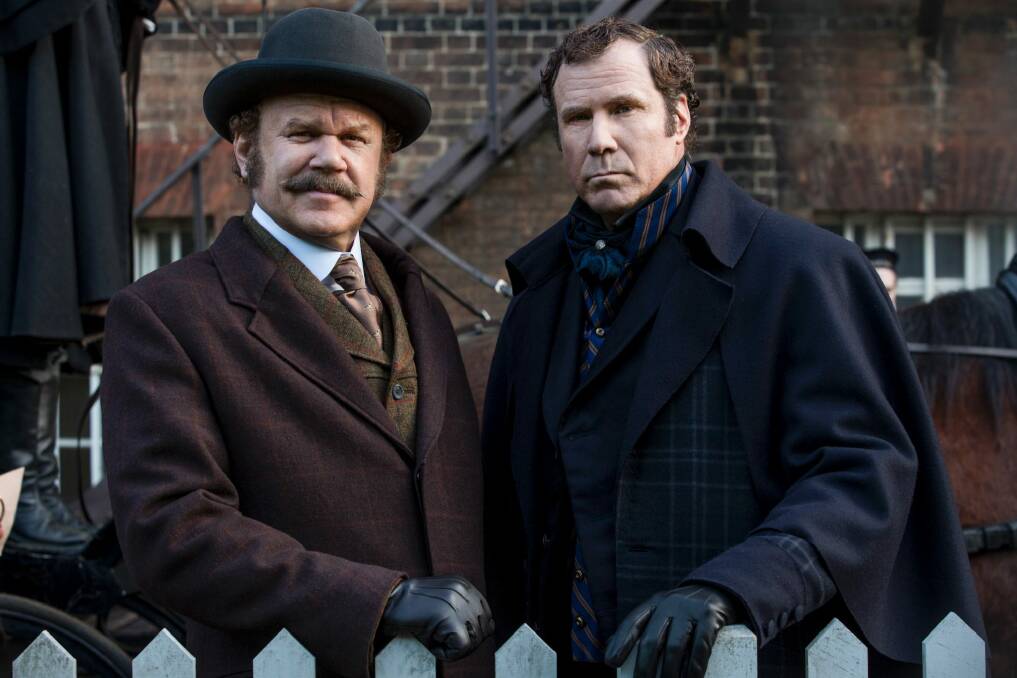 Watson (John C. Reilly) and Sherlock Holmes (Will Ferrell) in Holmes and Watson. Photo: Sony