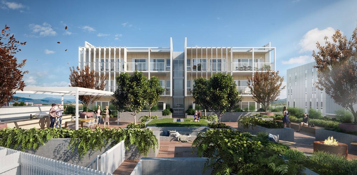 An artist impression of the first stage of Empire Global's Jardin development Photo: Stewart Architecture