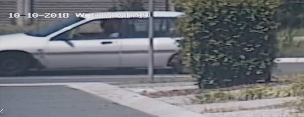 The white hatchback believed to have been involved in the Mango Hill attempted murder. Photo: Queensland Police Service