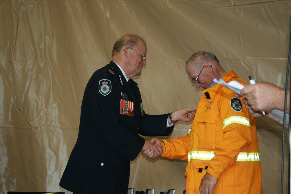 Jitte Nieuwenhuis, 79, pictured in his yellows, was an active member of the Krawarree brigade for 20 years.  Photo: supplied