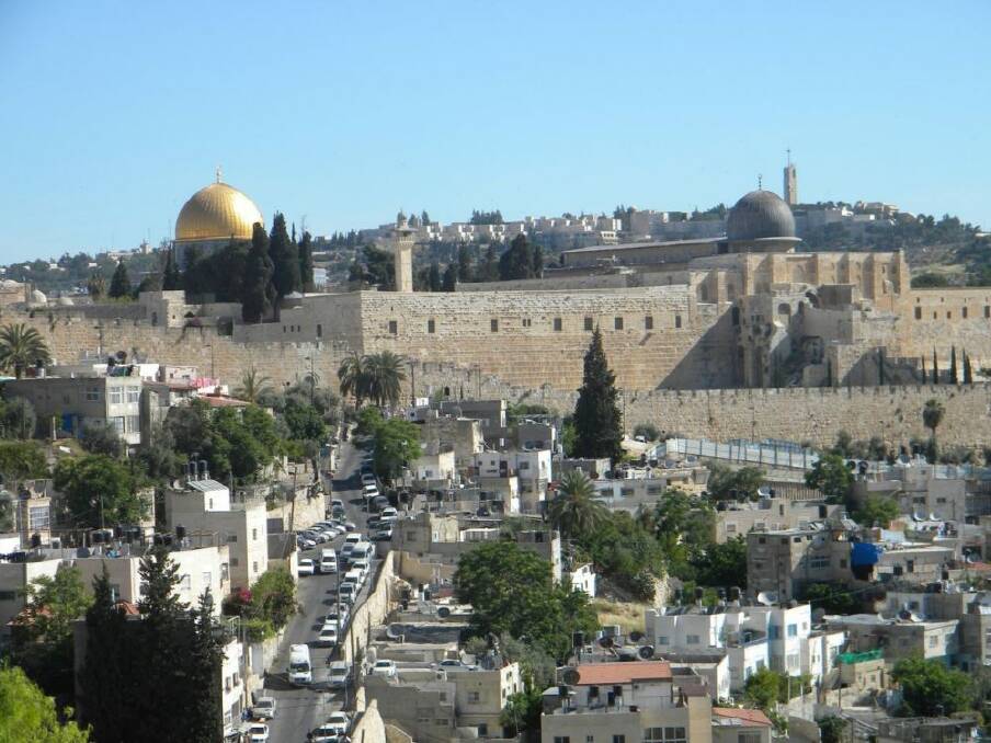 Looking towards Jerusalem's Old City. Photo by Zed Seselja.