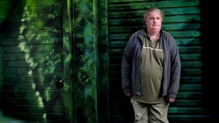 Michael says the anti-psychotic medication he had been prescribed to control his schizophrenia had given him weight problems. Photo: Melissa Adams