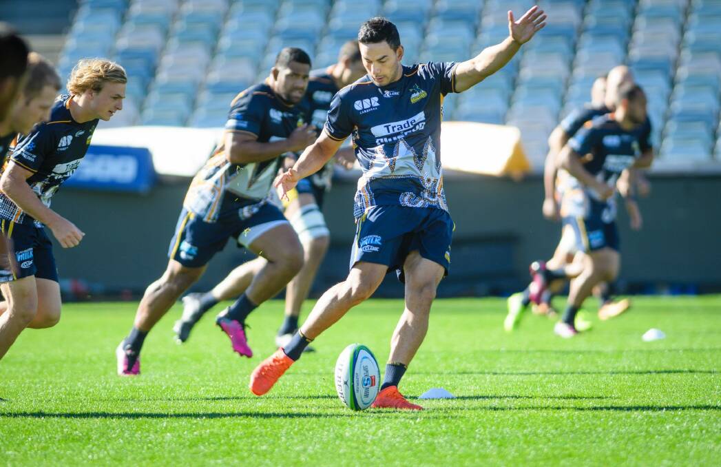 Wharenui Hawera will start at flyhalf for the Brumbies. Photo: Sitthixay Ditthavong