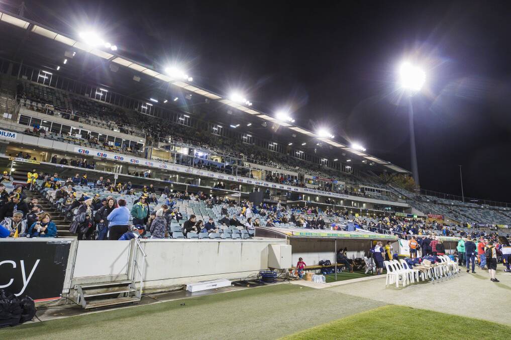 The Brumbies are hoping fans return to the stands this yaer. Photo: Sitthixay Ditthavong
