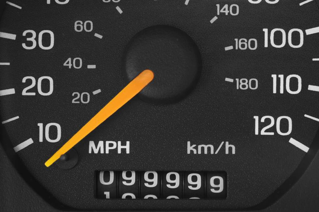 I watched as the odometer counted up, thinking that there'd be a clicking sound but there was nothing of the sort. Photo: Getty