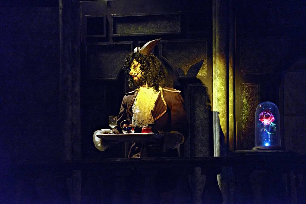 Lachlan McGinness (Beast) in <i>Beauty and the Beast</i>.  Photo: Ross Gould