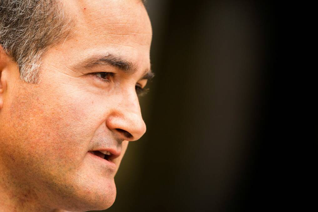Deputy Premier James Merlino did not provide extra evidence of his claims of Liberal rorts.  Photo: Chris Hopkins