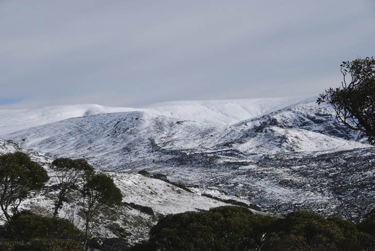 It may have been cold in the capital, but it was even colder up in the mountains on Anzac Day. Photo: Supplied