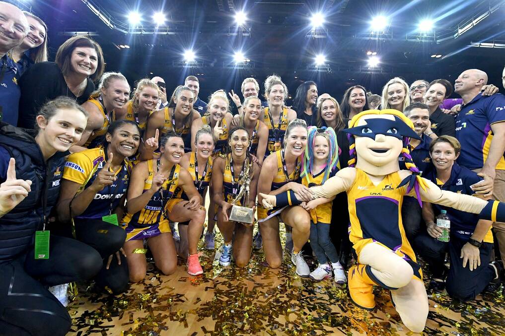 Champions: The Sunshine Coast Lightning. Photo: Getty Images