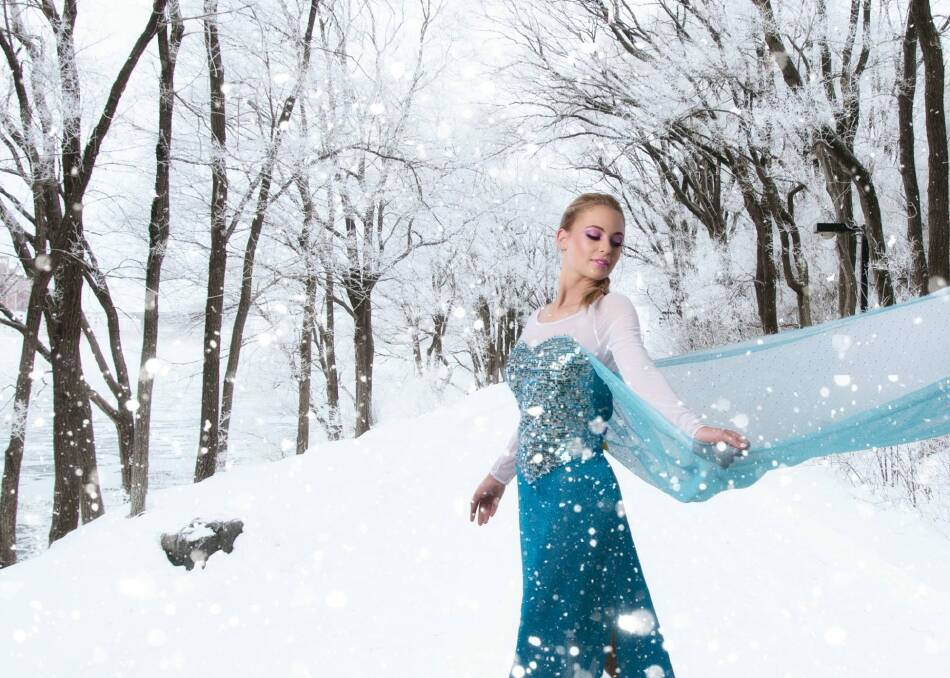 The Elsa-inspired ice queen is "hands down" the favourite with Canberra kids. Photo: Tony & Dave Cosplay Photography