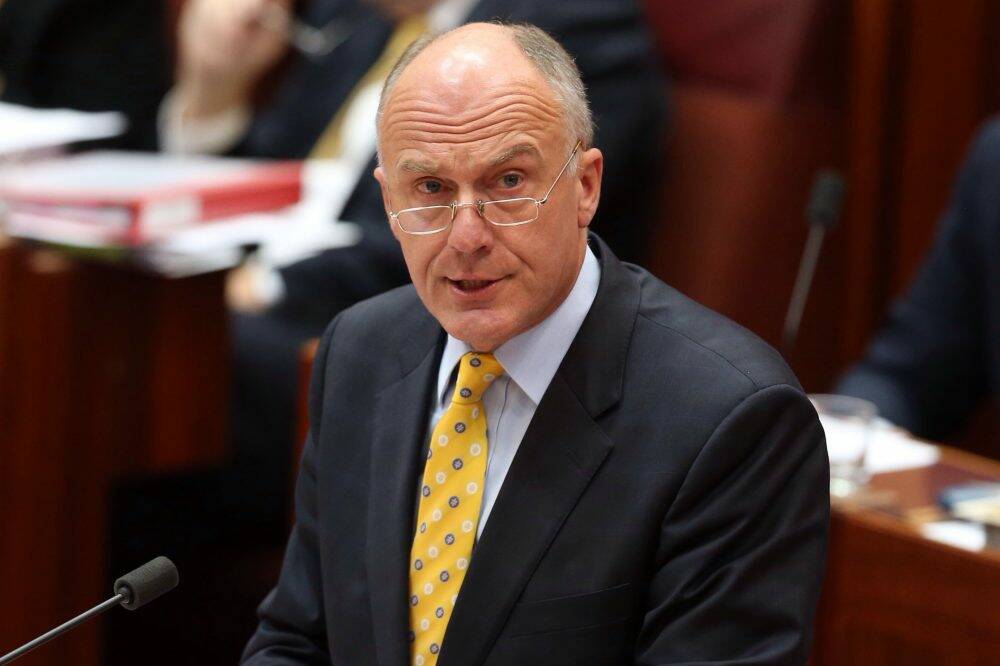 Federal Employment Minister Eric Abetz. Photo: Andrew Meares