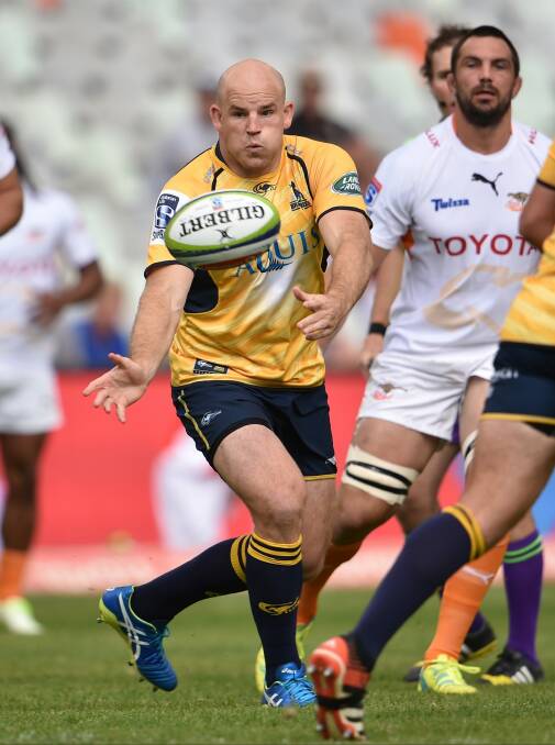 Lift a gear: Brumbies captain Stephen Moore says the team needs to go to a new level to keep winning games. Photo: Gallo Images