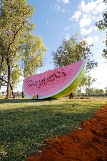 The Big Melon at Chinchilla is Australia's newest "big thing". Photo: Wotif