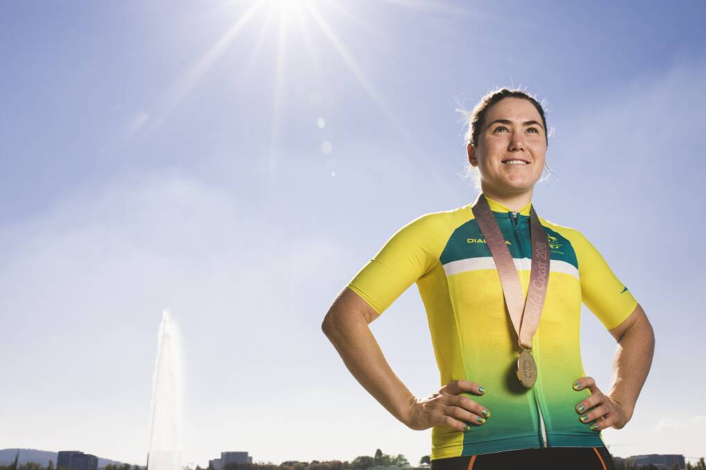 Chloe Hosking had a dream year on the bike, winning the Commonwealth Games road race. Photo: Jamila Toderas